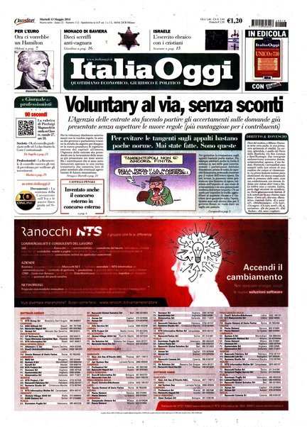 Italia oggi : quotidiano di economia finanza e politica